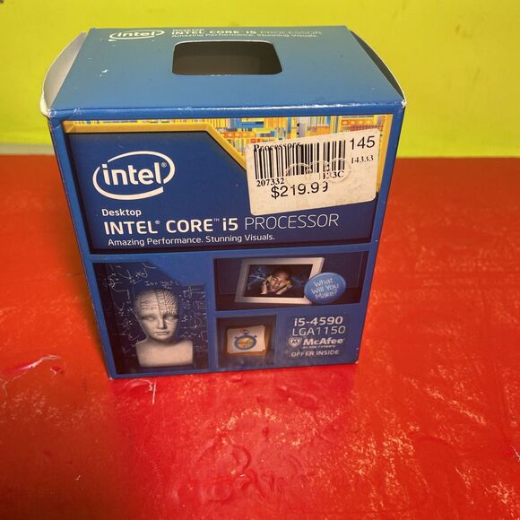 Intel Core i5-4590 - 3.3 GHz Quad-Core (CM8064601560615) Processor - Picture 1 of 7